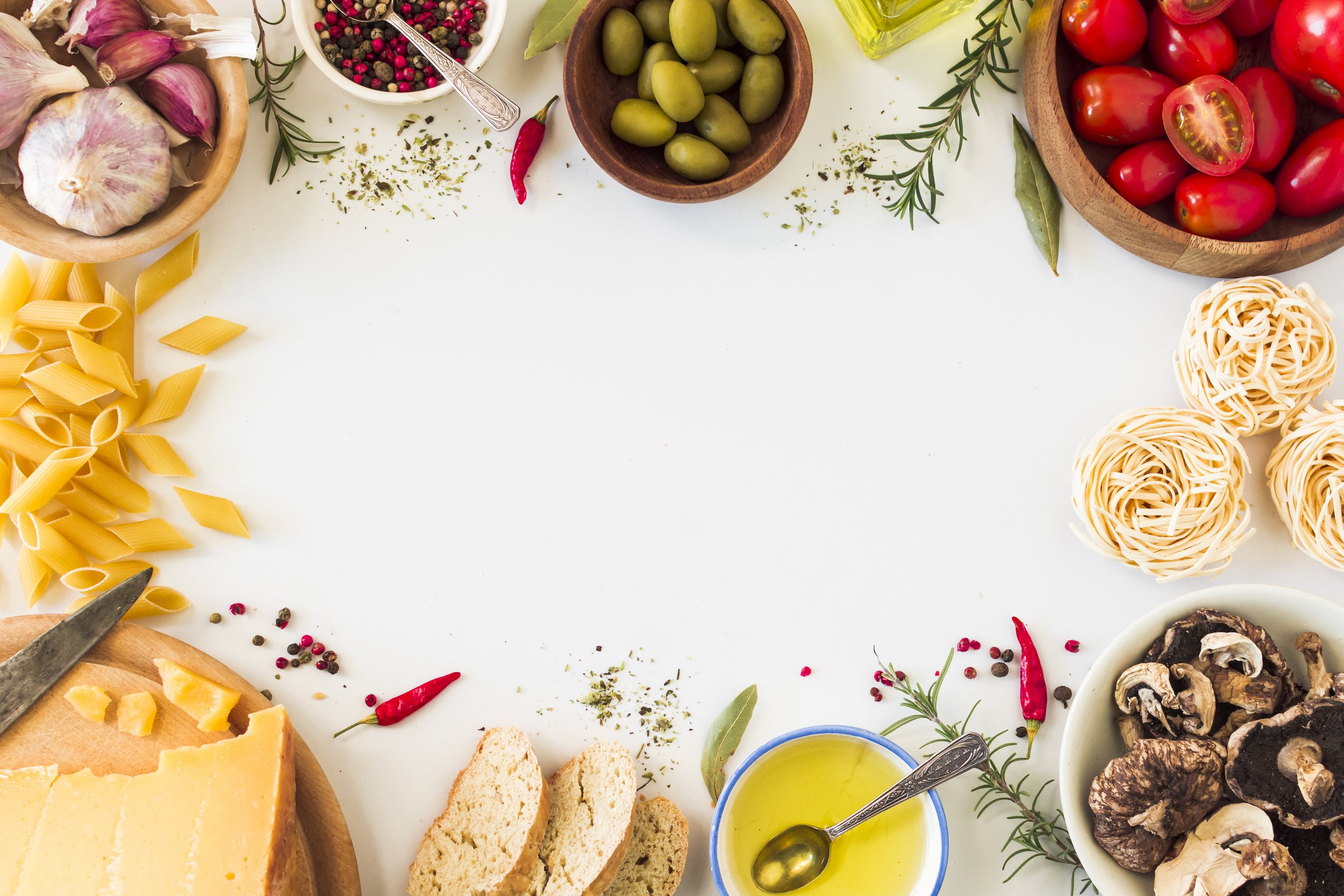 Ingredients for a delicious meal at Supernova Zadar